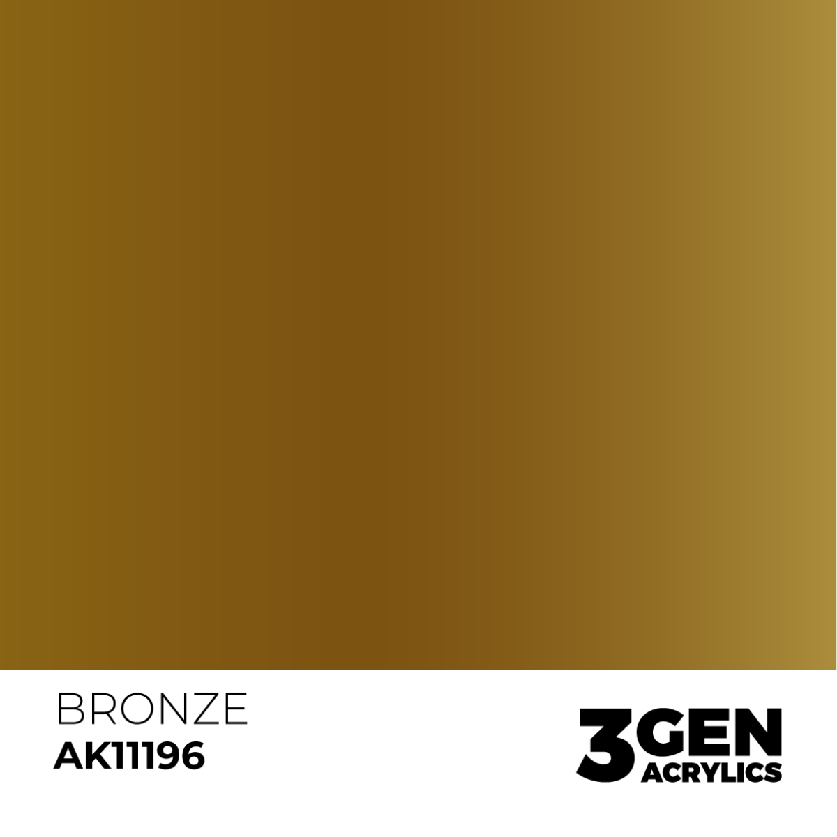 AK Interactive 3G Acrylic Paint: Bronze - Metallic