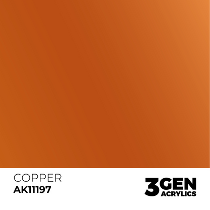 AK Interactive 3G Acrylic Paint: Copper - Metallic