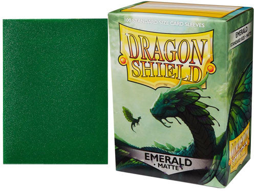 Dragon Shield - Matte Emerald 100 Count Card Sleeves