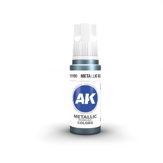 AK Interactive 3G Acrylic Paint: Metallic Blue - Metallic