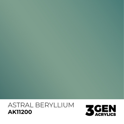 AK Interactive 3G Acrylic Paint: Astral Beryllium - Metallic