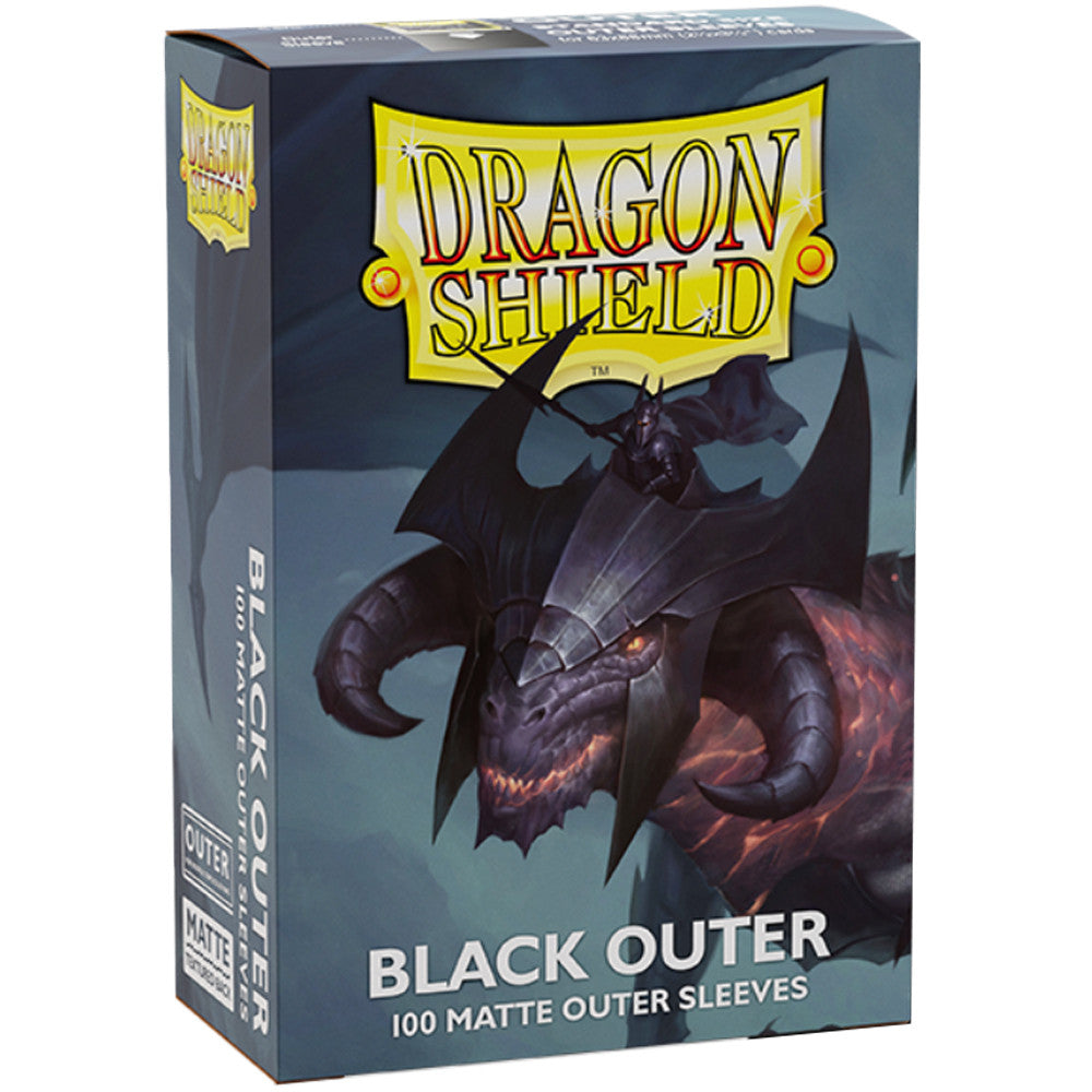 Dragon Shield - Black Outer, 100 Sleeves
