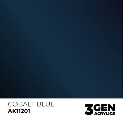 AK Interactive 3G Acrylic Paint: Cobalt Blue - Metallic