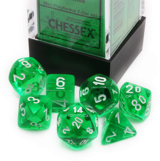 Chessex - Translucent Green/White