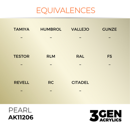 AK Interactive 3G Acrylic Paint: Pearl - Metallic