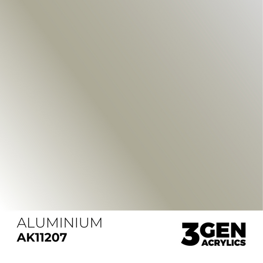 AK Interactive 3G Acrylic Paint: Aluminum - Metallic