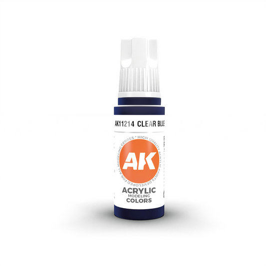 AK Interactive 3G Acrylic Paint: Clear Blue - Standard