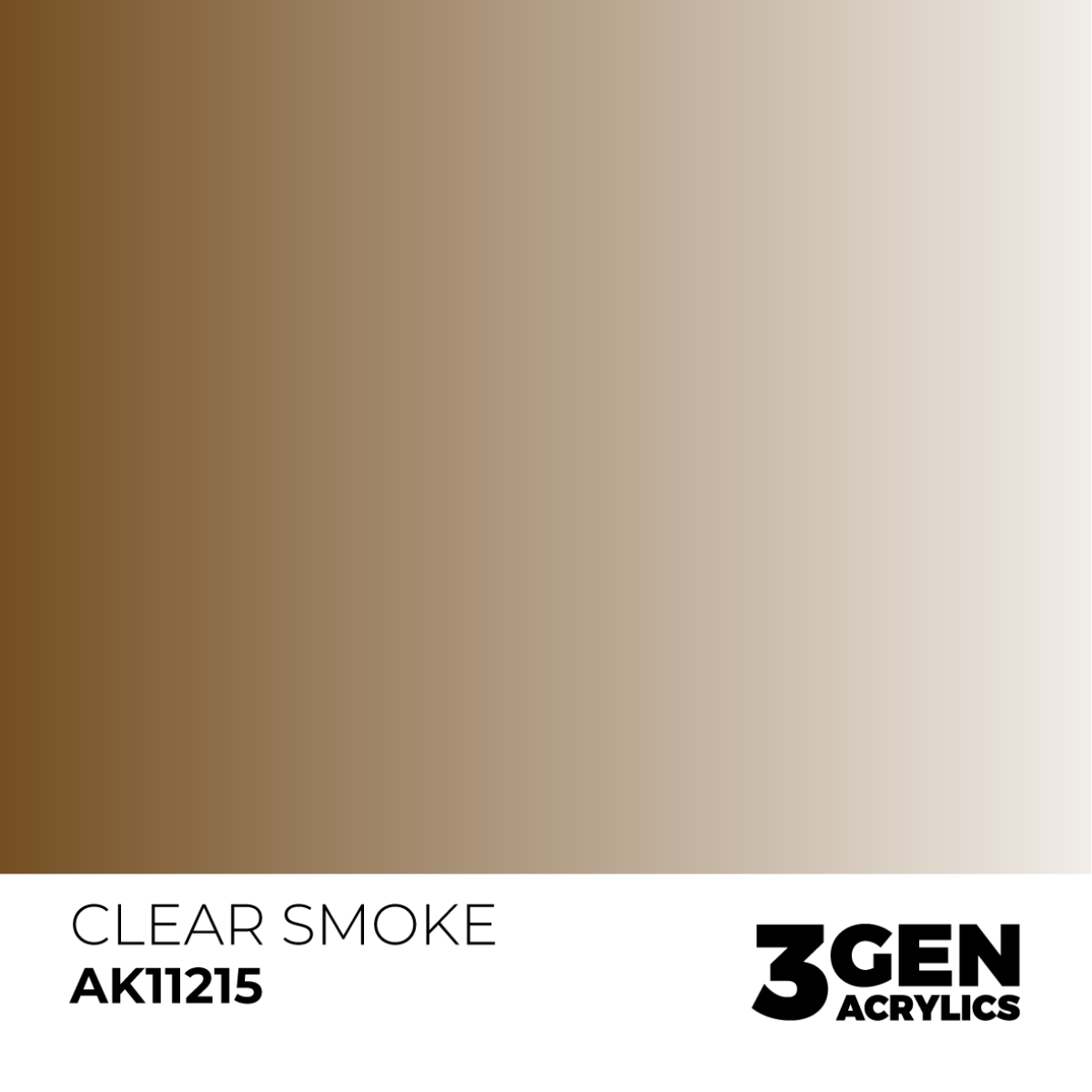 AK Interactive 3G Acrylic Paint: Clear Smoke - Standard