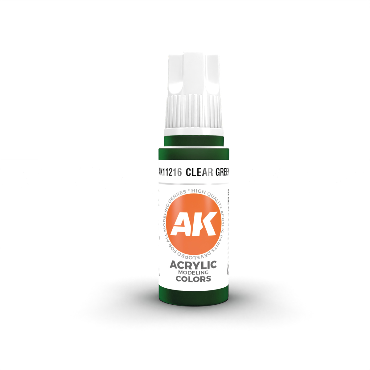 AK Interactive 3G Acrylic Paint: Clear Green - Standard