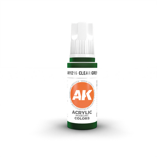 AK Interactive 3G Acrylic Paint: Clear Green - Standard