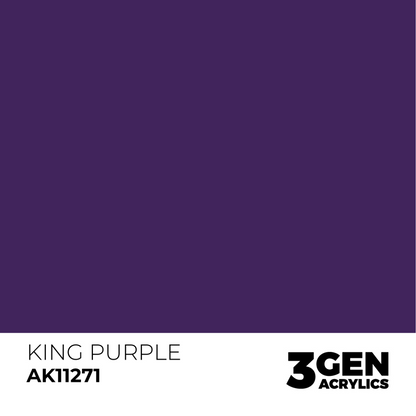 AK Interactive 3G Acrylic Paint: King Purple - Color Punch