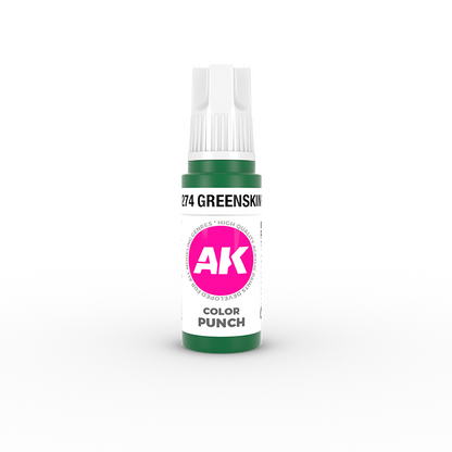 AK Interactive 3G Acrylic Paint: Greenskin Punch - Color Punch