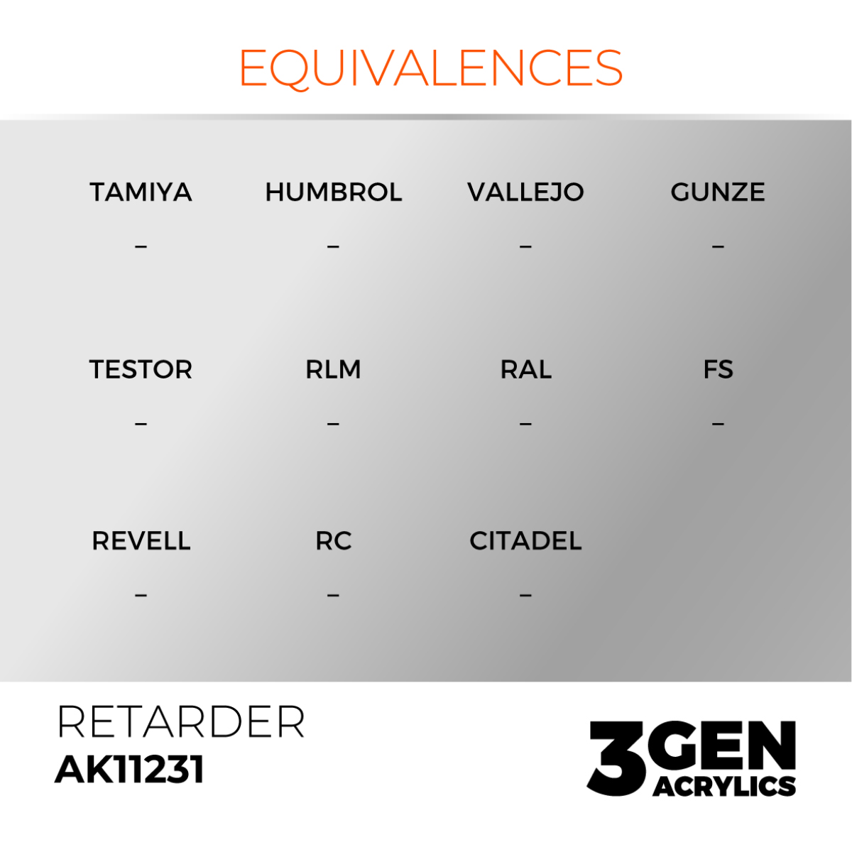 AK Interactive 3G Acrylic Paint: Retarder - Auxiliary