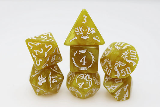Foam Brain - DRAKE'S FLIGHT: LIGHTNING RPG DICE SET