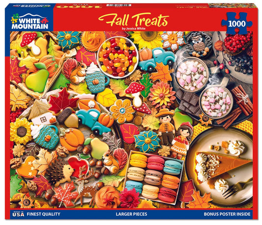 White Mountain - Fall Treats 1000 Piece Puzzle