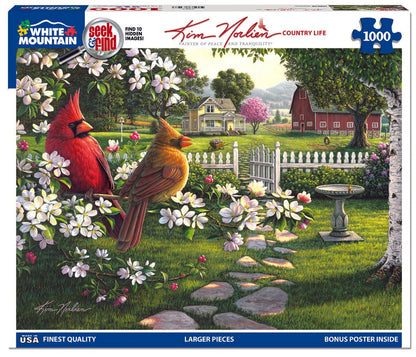 White Mountain - Country Life, Seek and Find 1000 Piece Puzzle