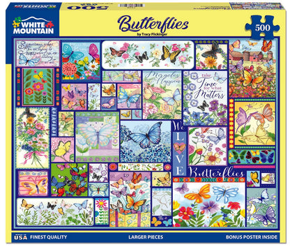 White Mountain Puzzles - Butterflies