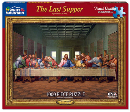 White Mountain - The Last Supper 1000 Piece Puzzle