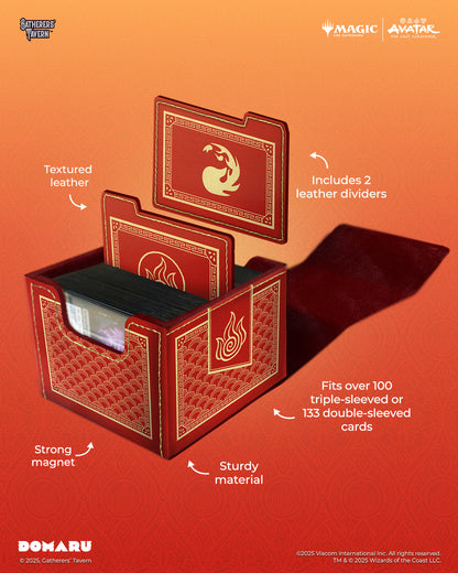 Avatar: The Last Airbender DOMARU Deck Box - Fire Nation