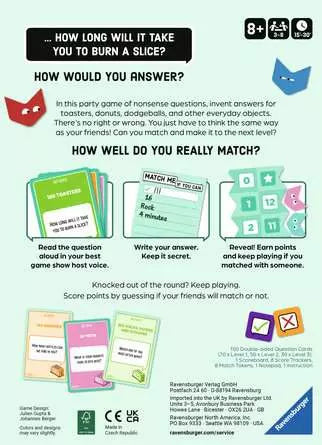 Card & Travel Game - Match Me If You Can