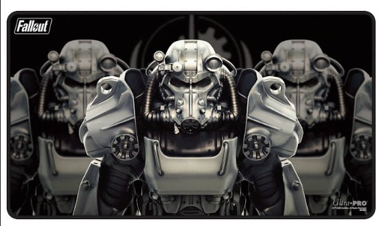 Fallout: Brotherhood of Steel Black-Stitched Playmat for Bethesda