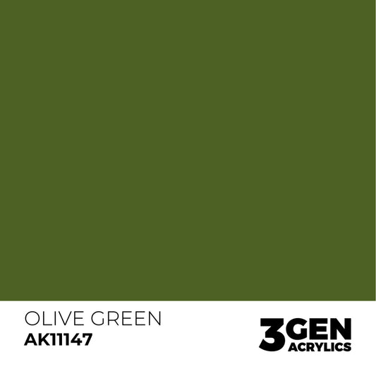 AK Interactive 3G Acrylic Paint: Olive Green – Standard
