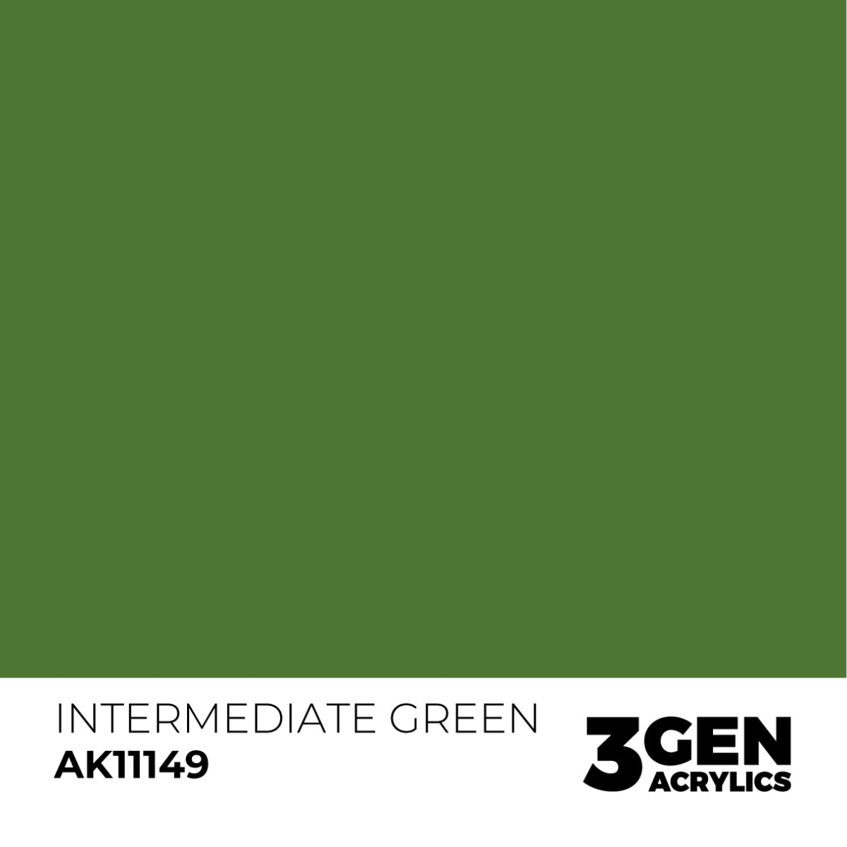 AK Interactive 3G Acrylic Paint: Intermediate Green – Standard