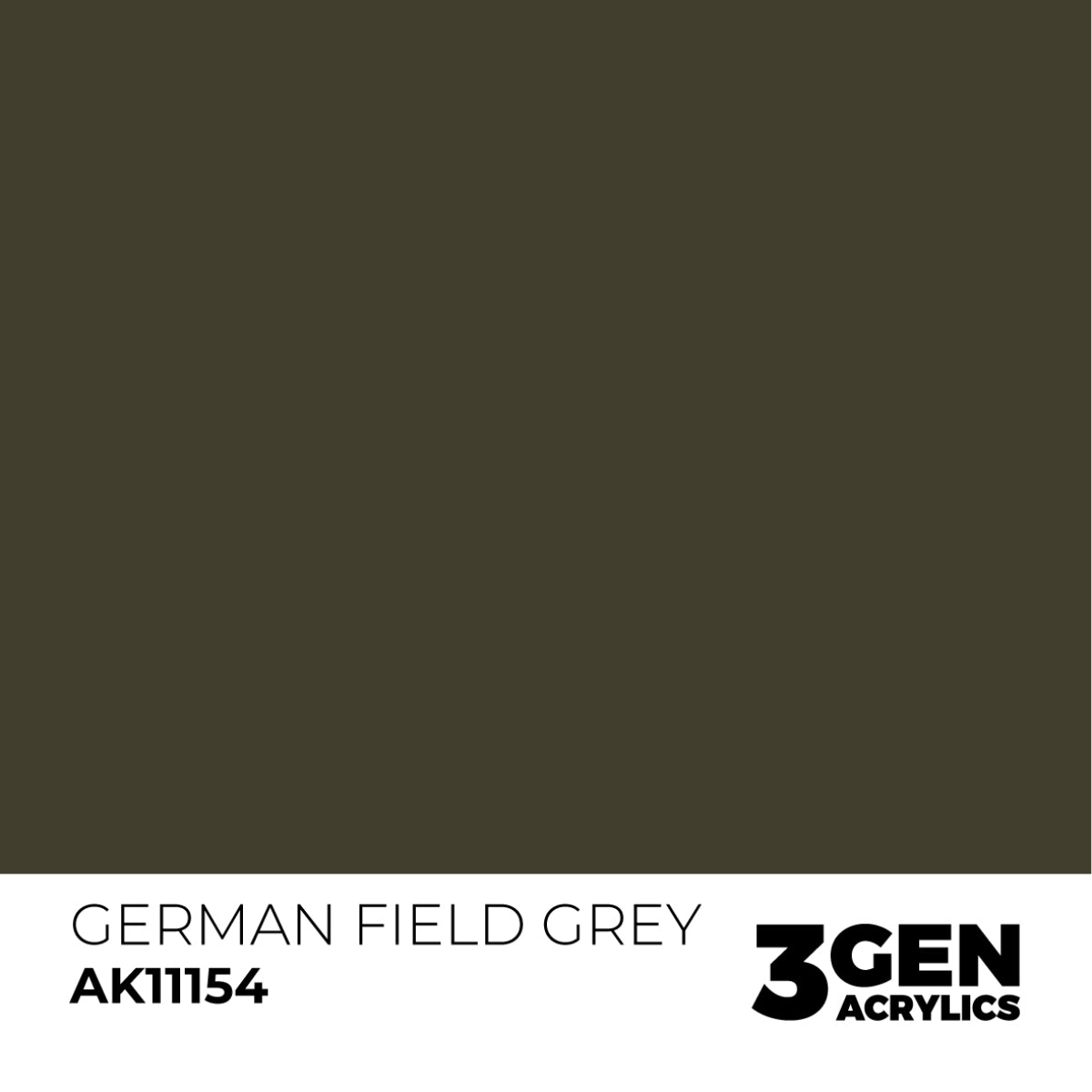 AK Interactive 3G Acrylic Paint: German Field Grey – Standard