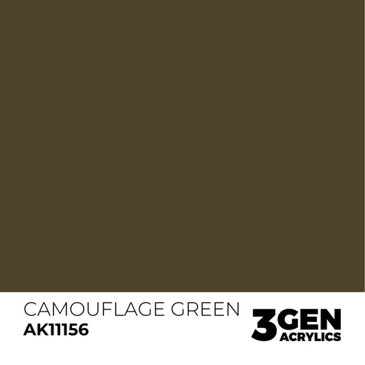 AK Interactive 3G Acrylic Paint: Camouflage Green – Standard