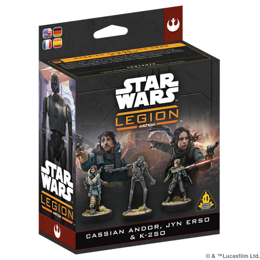 Star Wars Legion - Cassian Andor, Jyn Erso & K-2S0