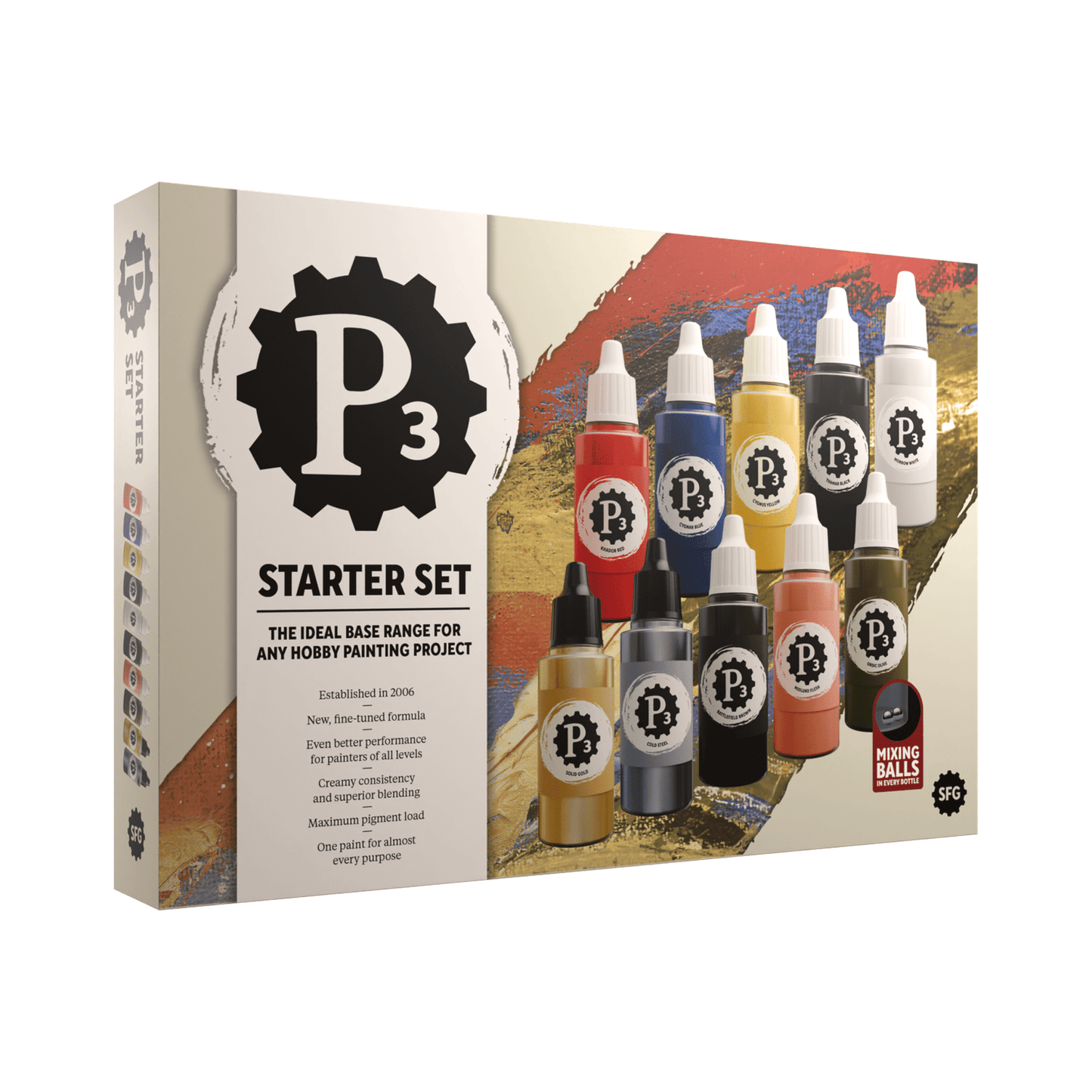 P3 Paint: Starter Set (10 paints)