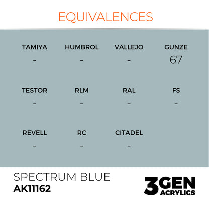 AK Interactive 3G Acrylic Paint: Spectrum Blue – Standard