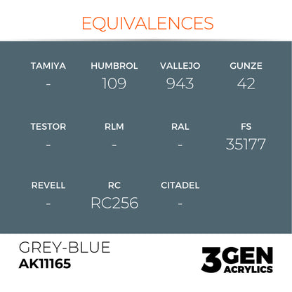 AK Interactive 3G Acrylic Paint: Grey Blue – Standard