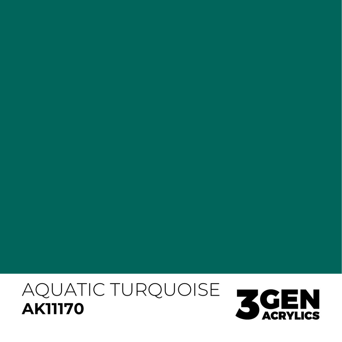 AK Interactive 3G Acrylic Paint: Aquatic Turquoise– Standard