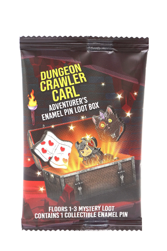 DUNGEON CRAWLER CARL ADVENTURER'S PIN LOOT BOX: FLOORS 1-3