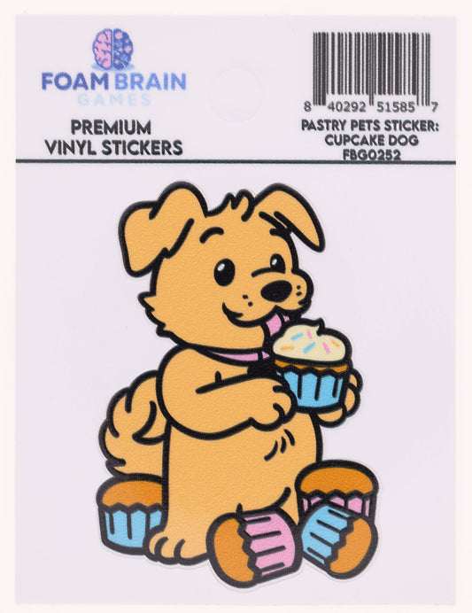 PASTRY PETS STICKER: CUPCAKE DOG