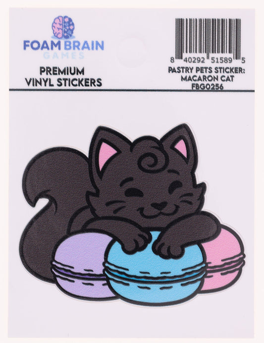 PASTRY PETS STICKER: MACARON CAT
