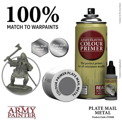 The Army Painter: Color Primer Platemail Metal