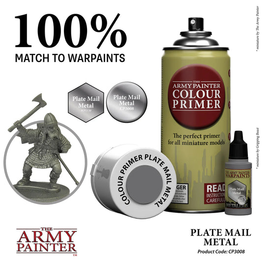 The Army Painter: Color Primer Platemail Metal