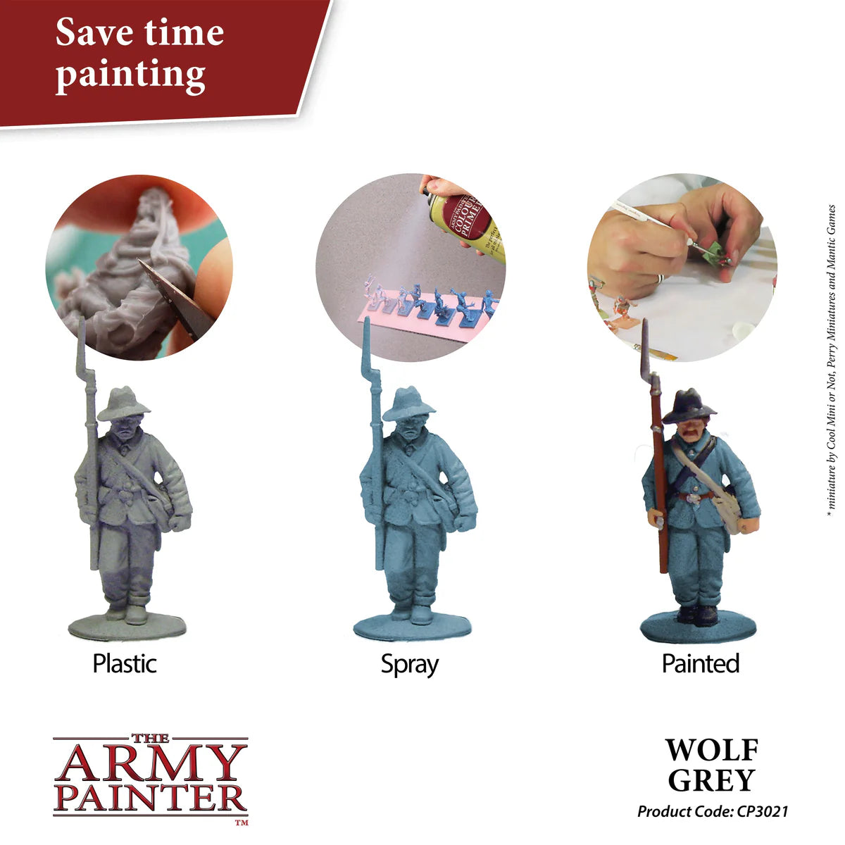 The Army Painter: Color Primer Wolf Grey