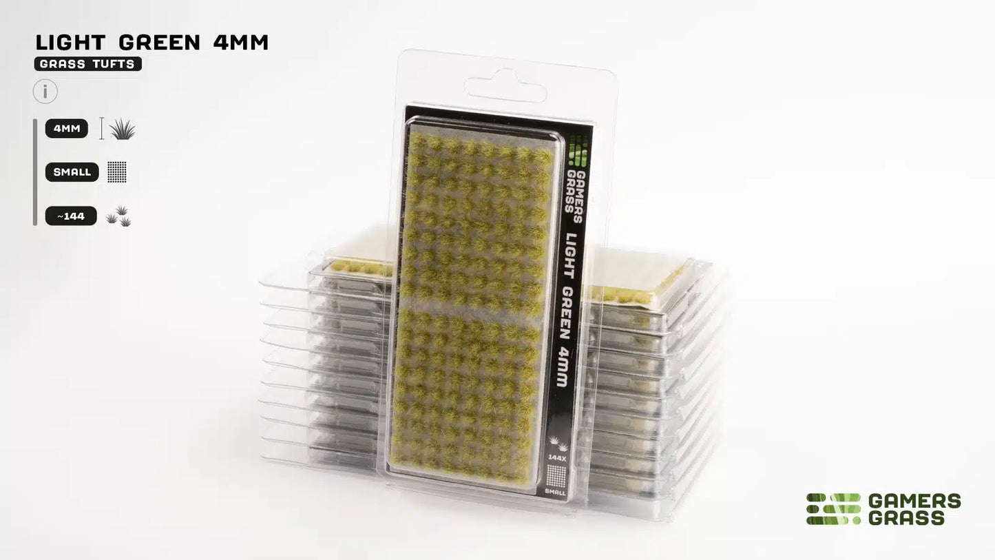 Gamers Grass: Light Green 4mm Grass Small Tufts