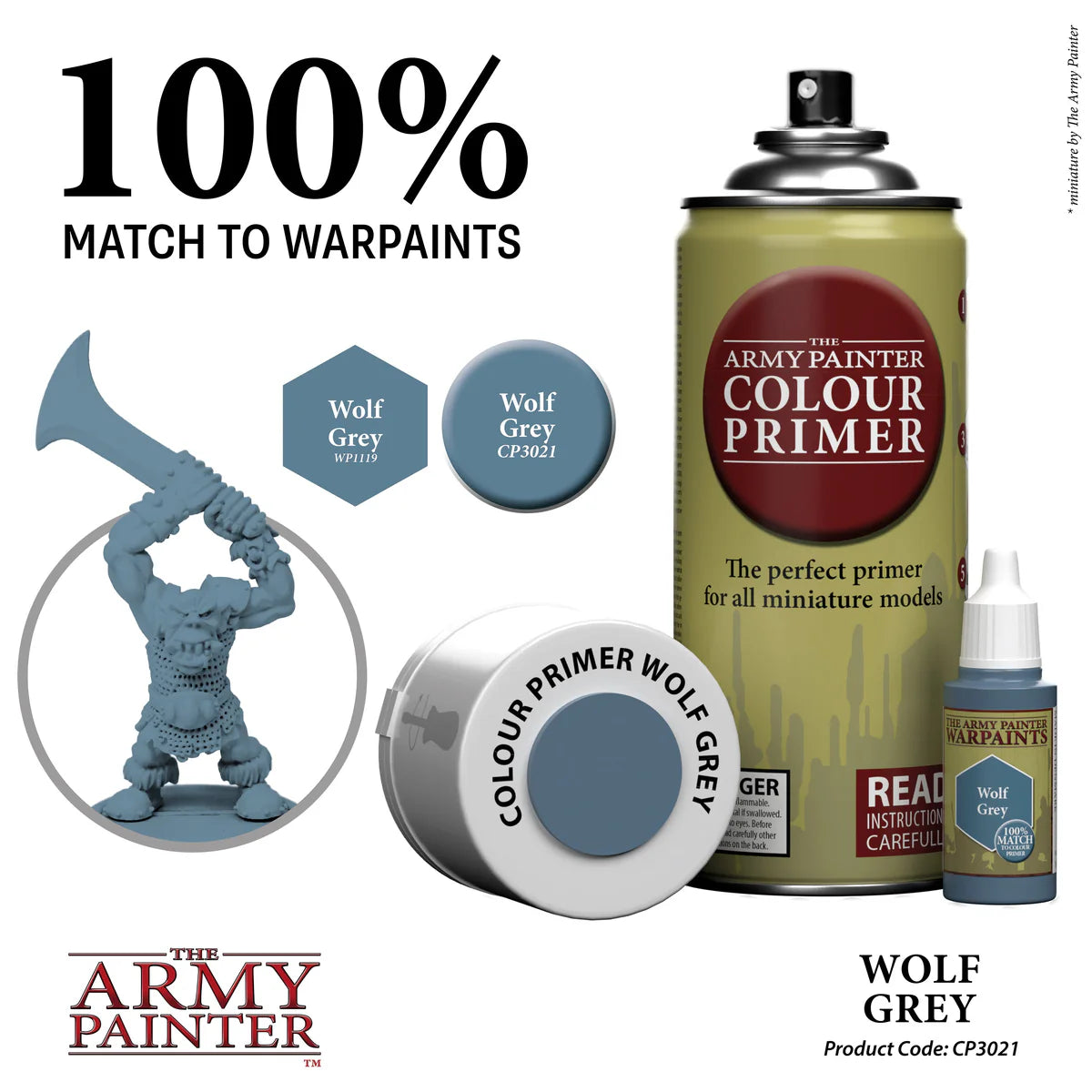 The Army Painter: Color Primer Wolf Grey