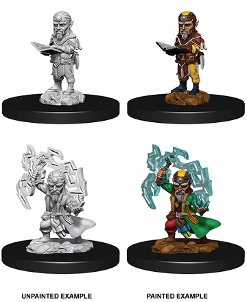 Deep Cuts Unpainted Miniatures: WV9 - MALE GNOME SORCERER