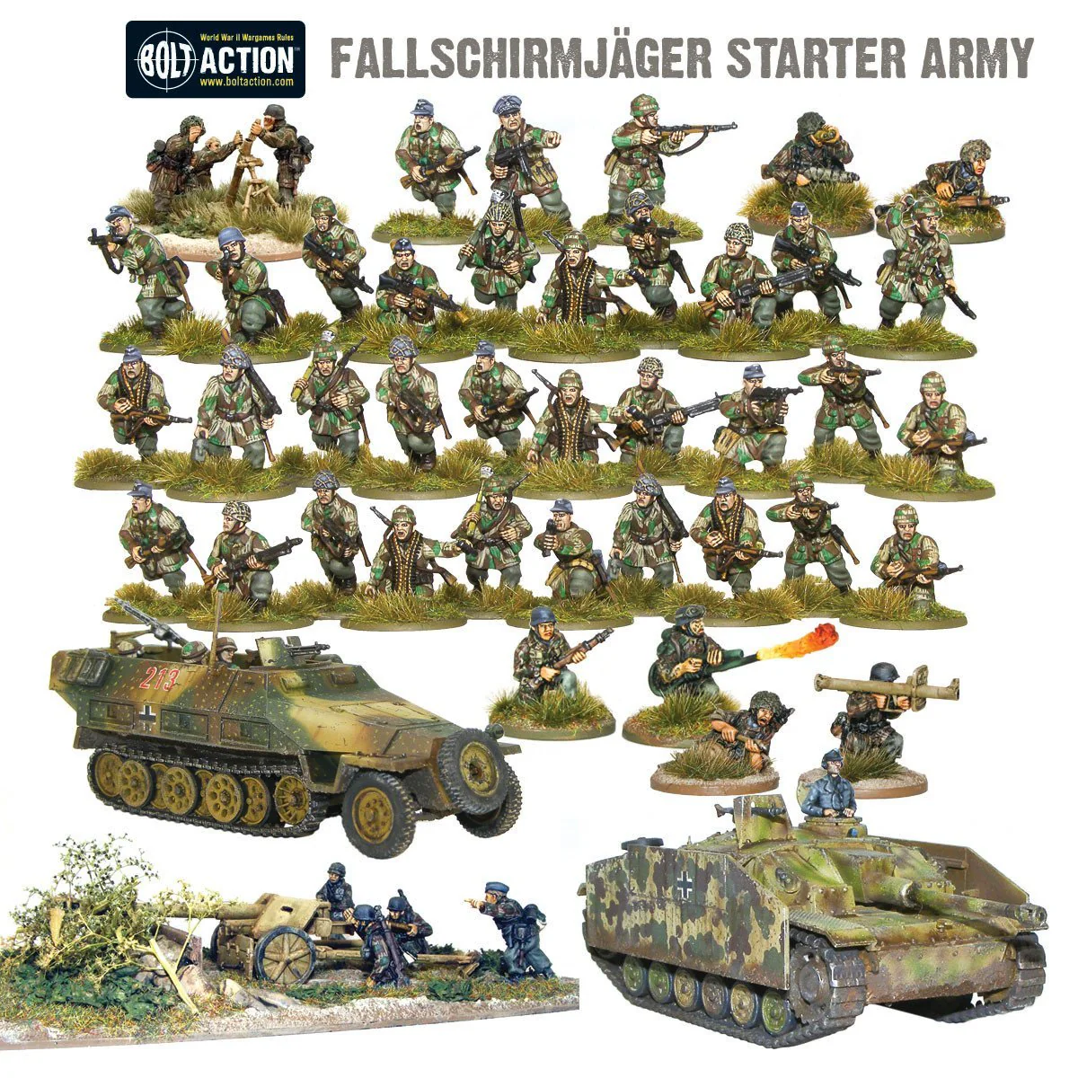 Bolt Action: Green Devils: Fallschirmjager Starter Army