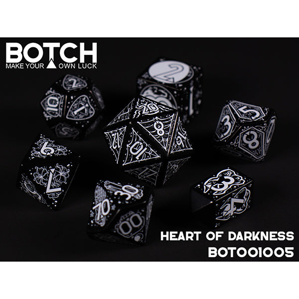 7-Die Set Botch Dice: Heart of Darkness