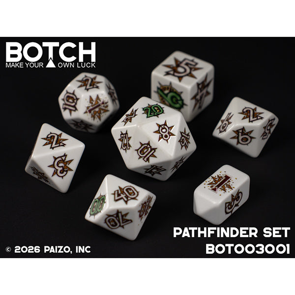 7-Die Set Botch Dice: Pathfinder
