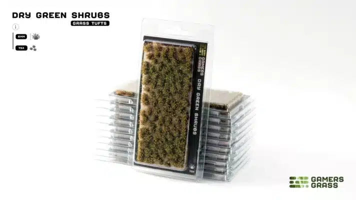 Gamers Grass: Dry Green Shrubs