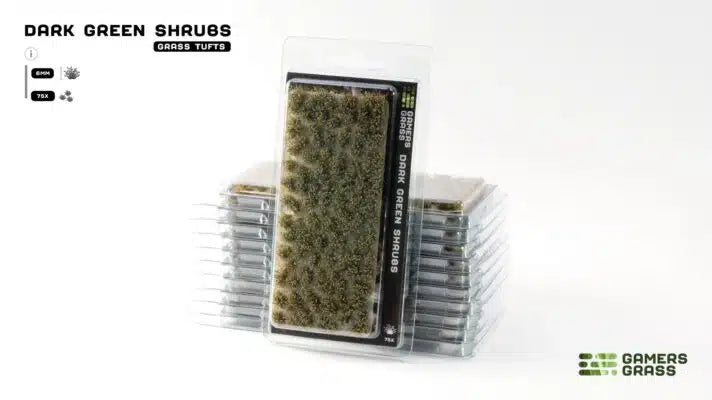 Gamers Grass: Dark Green Shrubs
