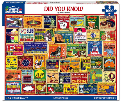 White Mountain Puzzles - Did You Know