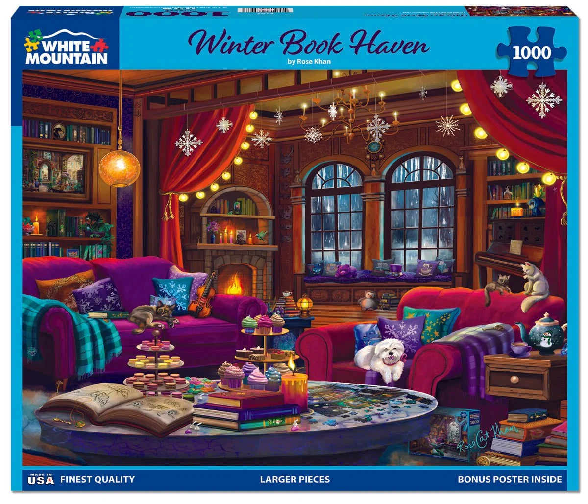White Mountain Puzzles - Winter Book Haven